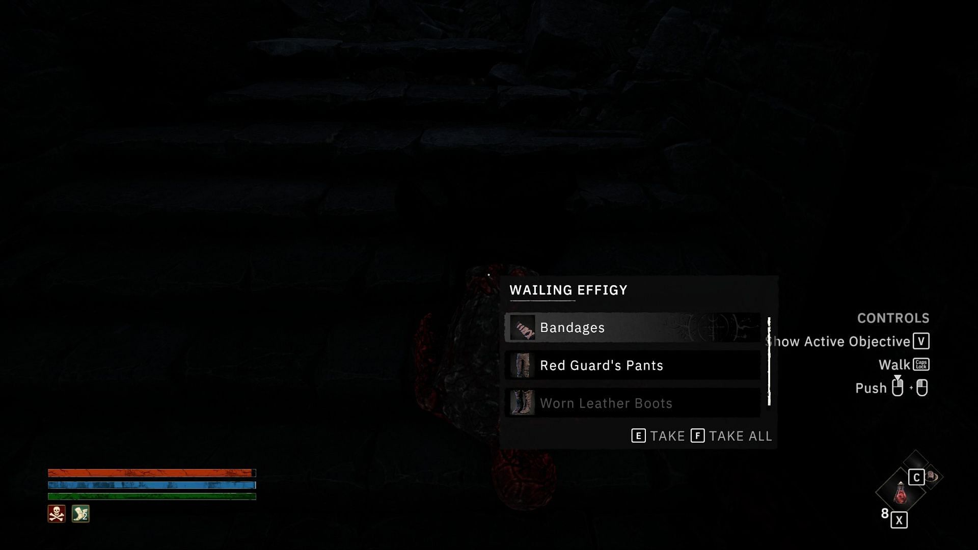 Players can loot its corpse after killing it (Image via Awaken Realms)
